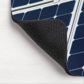 Tapis De Souris Image amusante d'un panneau solaire (Coin)