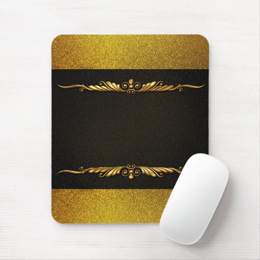 Tapis De Souris Image Arrière - plan Gold Frame (Avec souris)