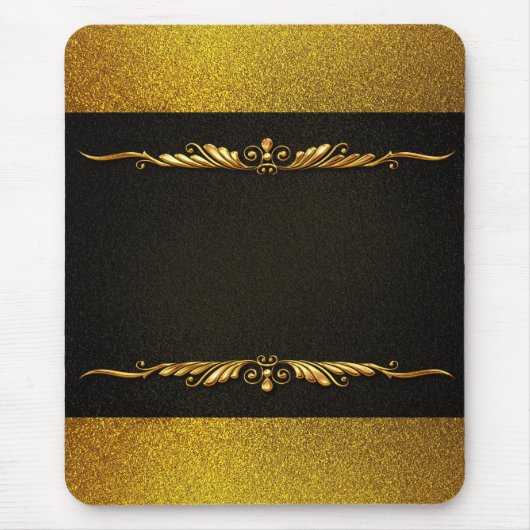 Tapis De Souris Image Arrière - plan Gold Frame (Devant)