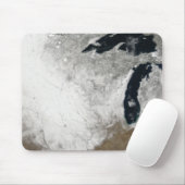 Tapis De Souris Image couleur véritable de la neige (Avec souris)