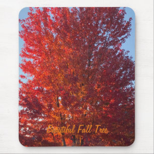 Tapis De Souris Image d'arbre d'automne  