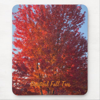 Tapis De Souris Image d'arbre d'automne |