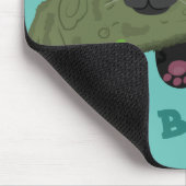 Tapis De Souris Image de dessin animé de chat en panthère noire ja (Coin)