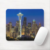 Tapis De Souris Image d'horizon de Seattle en quelques heures de (Avec souris)