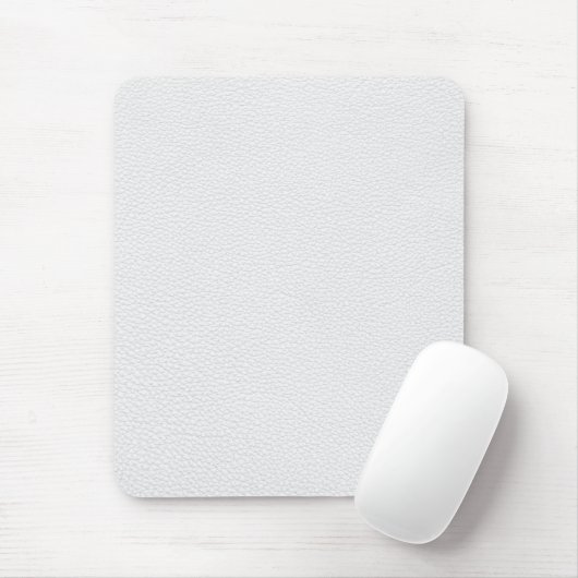 Tapis De Souris Image du cuir blanc (Avec souris)
