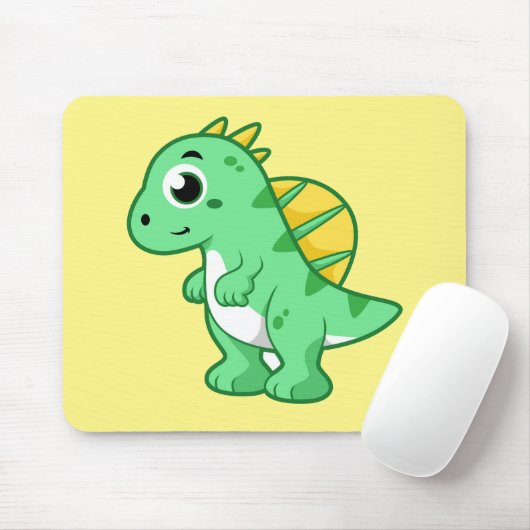 Tapis De Souris Image Mignonne D'Un Spinosaure. (Avec souris)