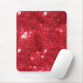 Tapis De Souris Image Motif de la séquence rouge Faux (Avec souris)
