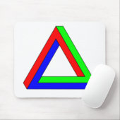 Tapis De Souris Image optique triangle Mouse Mat (Avec souris)