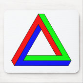 Tapis De Souris Image optique triangle Mouse Mat (Devant)