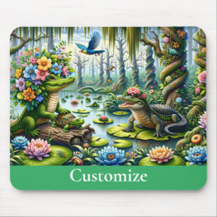 Tapis De Souris Imaginaire alligator marécage Thunder_Cove