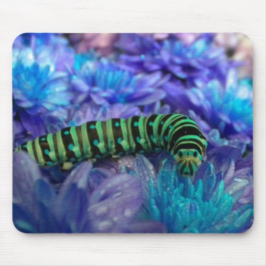 Tapis De Souris Imaginaire de chenille Mousepad (Devant)