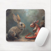 Tapis De Souris Imaginaire Dragon et Lapin (Avec souris)