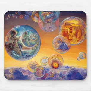 Tapis De Souris Imaginaire, féerie, peinture