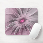 Tapis De Souris Imaginaire Fleur Plum Abstrait Flore Fractal Art (Avec souris)