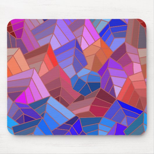 Tapis De Souris Imaginaire Montagnes Vue du ciel (Devant)