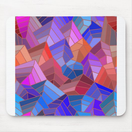 Tapis De Souris Imaginaire Montagnes Vue du ciel (Devant)