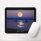 Tapis De Souris IMAGINAIRE ORCA MOON Mousepad (Avec souris)