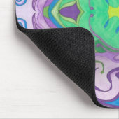 Tapis De Souris Imaginaire vert pourpre Mousepad (Coin)