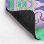 Tapis De Souris Imaginaire vert pourpre Mousepad (Coin)
