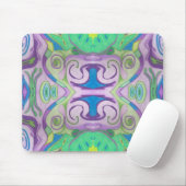 Tapis De Souris Imaginaire vert pourpre Mousepad (Avec souris)