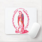Tapis De Souris Immaculée Conception 8 déc Vierge Marie Catholique (Avec souris)