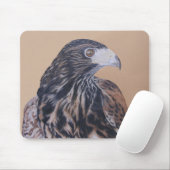 Tapis De Souris Immature Harris Hawk (Avec souris)