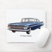 Tapis De Souris 'Impala Mousepad de 59 Chevy (Avec souris)