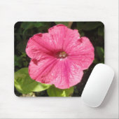 Tapis De Souris Impatiens Mousepad rose foncé (Avec souris)