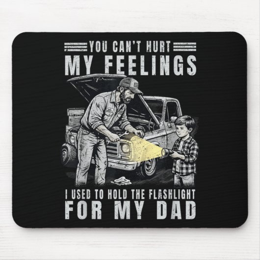 Tapis De Souris Impossible de blesser les sentiments Tenait autref (Devant)