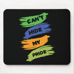 Tapis De Souris Impossible de masquer ma fierté LGBTQ GAY PRID