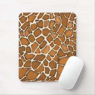 Tapis De Souris Impression à motif de fourrure de girafe