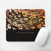 Tapis De Souris Impression Animalière Guépard Orange Bronze Impres (Avec souris)