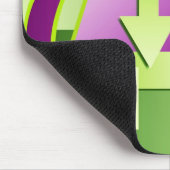 Tapis De Souris Impression art numérique "Diagramme de circuit" (Coin)