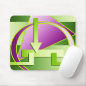 Tapis De Souris Impression art numérique "Diagramme de circuit" (Avec souris)