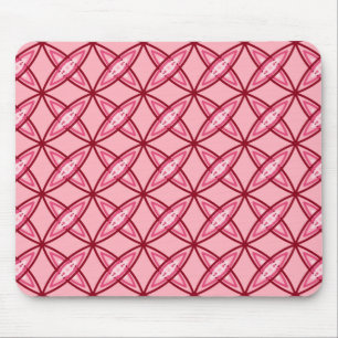 Tapis De Souris Impression atomique moderne du milieu du siècle -