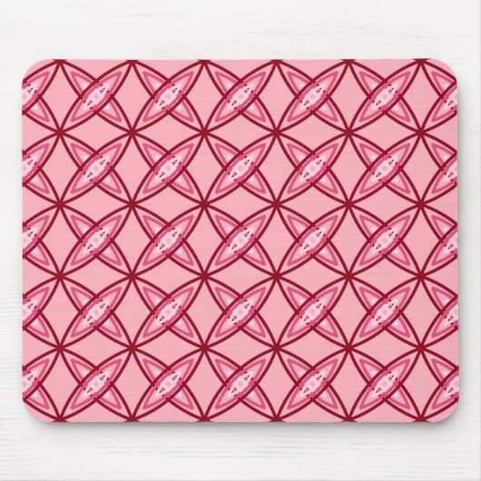 Tapis De Souris Impression atomique moderne du milieu du siècle -  (Devant)