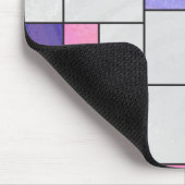 Tapis De Souris Impression blanc rose rose clair (Coin)