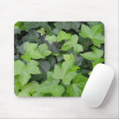 Tapis De Souris Impression botanique verte Ivy (Avec souris)