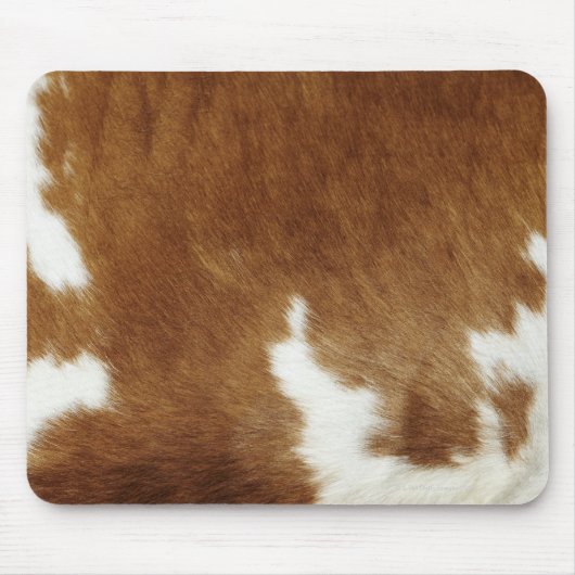 Tapis De Souris Impression Brown de la vache (Devant)