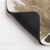 Tapis De Souris impression dahlia sepia (Coin)
