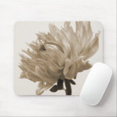 Tapis De Souris impression dahlia sepia (Avec souris)
