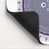 Tapis De Souris Impression d'art de design radial (Coin)