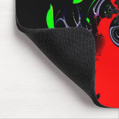 Tapis De Souris Impression d'art fluide Kaleidoscope (Coin)