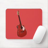 Tapis De Souris Impression d'art guitare (Avec souris)