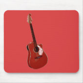 Tapis De Souris Impression d'art guitare (Devant)