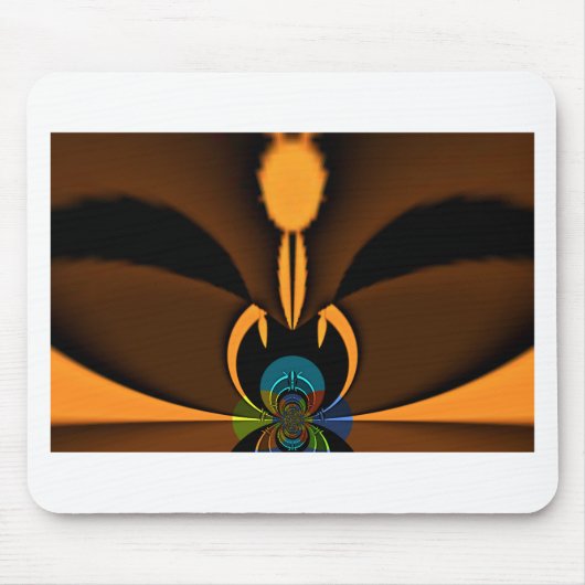 Tapis De Souris Impression de contraste de couleur Abstraite (Devant)