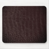 Tapis De Souris Impression de cuir de faux crocodile alligator mar (Devant)