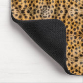 Tapis De Souris Impression de fourrure de guépard exotique tendanc (Coin)