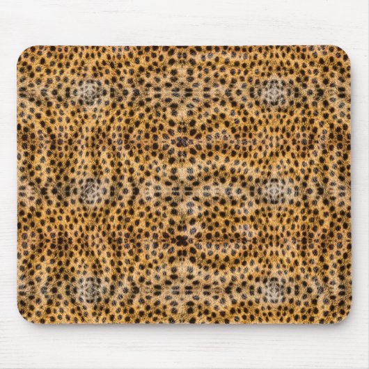 Tapis De Souris Impression de fourrure de guépard exotique tendanc (Devant)