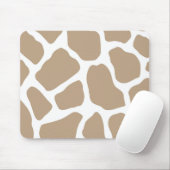 Tapis De Souris Impression de girafe neutre (Avec souris)